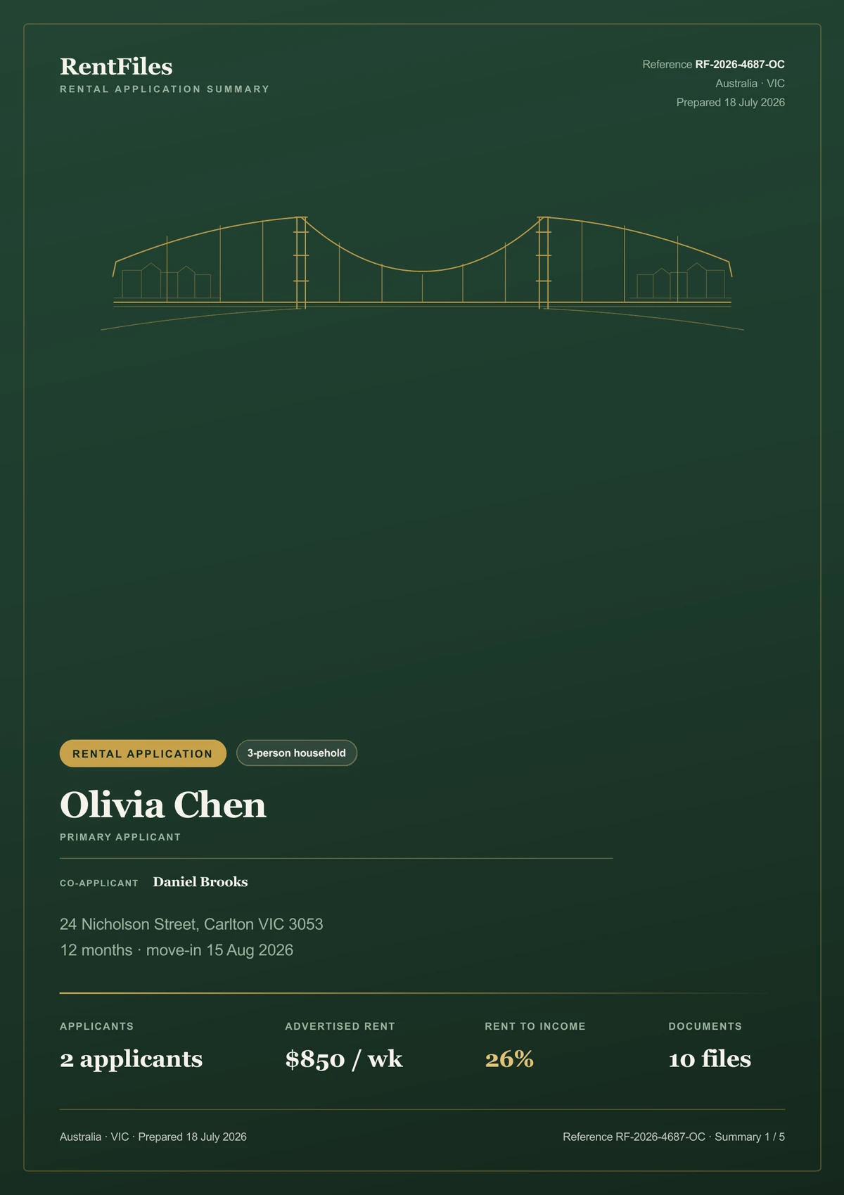 Agency Pack fictional sample cover
